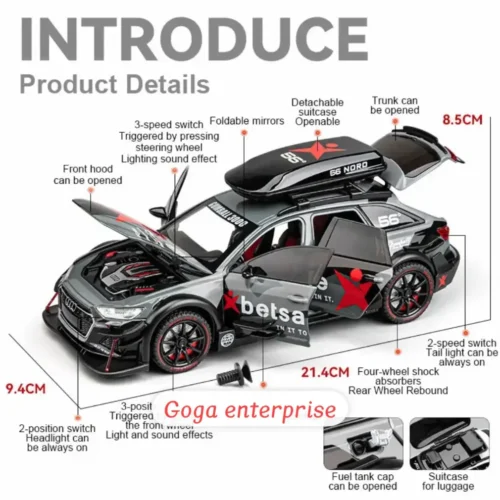 Alloy Metal Pull Back Toy Car