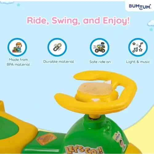 Baby Swing Car Ride On Toy