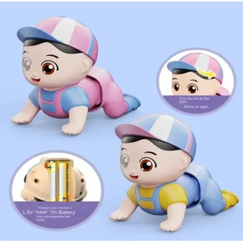 Crawling Baby Toy with Music for Toddlers & Kids
