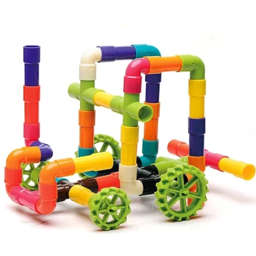 Educational Pipe Building Blocks Set