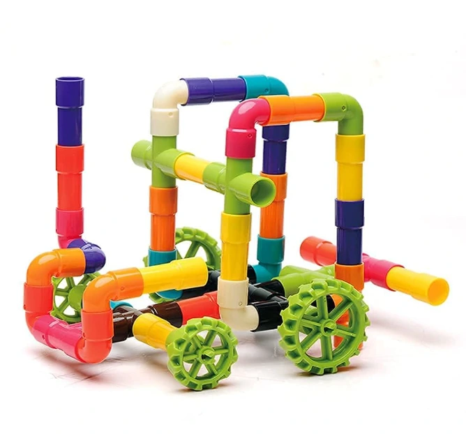 Educational Pipe Building Blocks Set