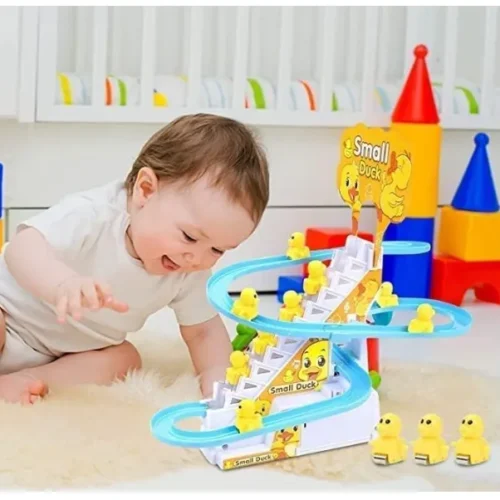 Electric Duck Slide Track Toy