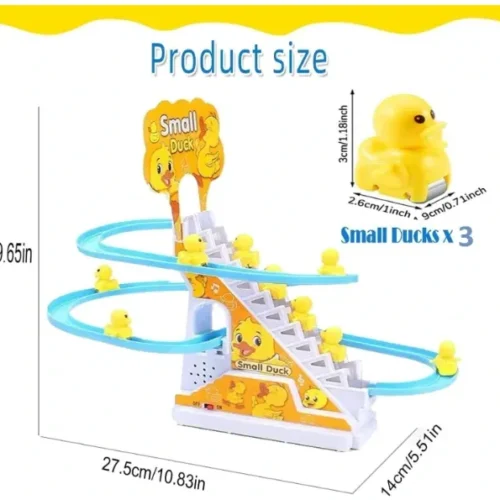Electric Duck Slide Track Toy