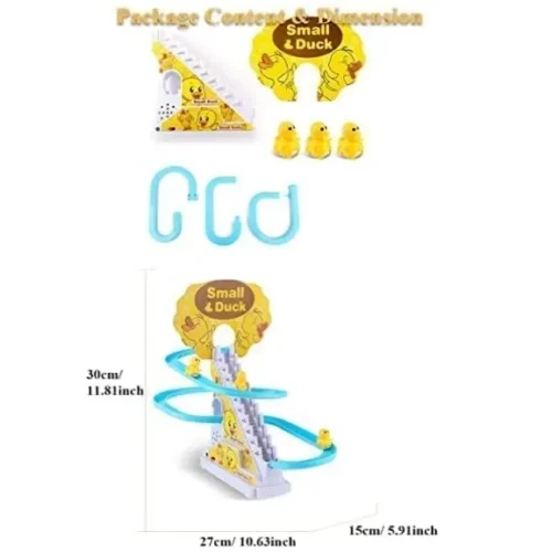 Electric Duck Slide Track Toy
