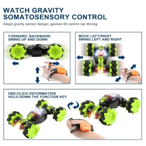 Gesture Control RC Stunt Car