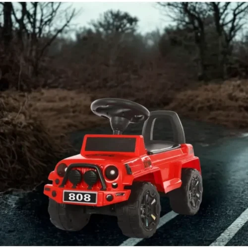 Kids Ride On Push Music Jeep with Safety Handle