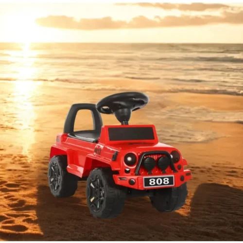 Kids Ride On Push Music Jeep with Safety Handle