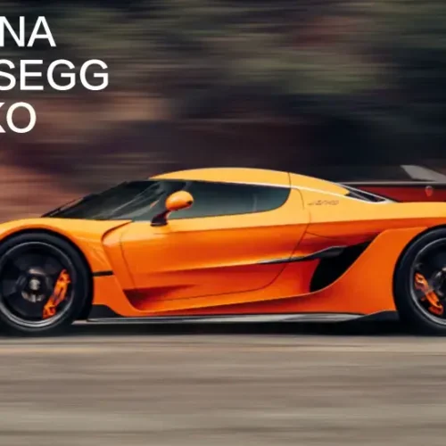 Orange Supercar Diecast Toy Car