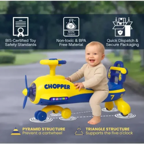 Ride-On Chopper Swing Car