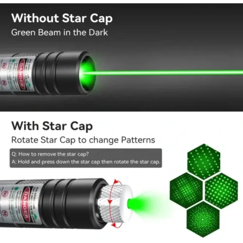 USB Rechargeable Green Laser Pointer