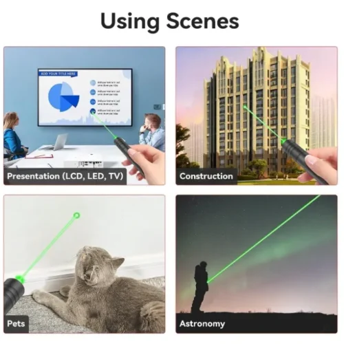 USB Rechargeable Green Laser Pointer