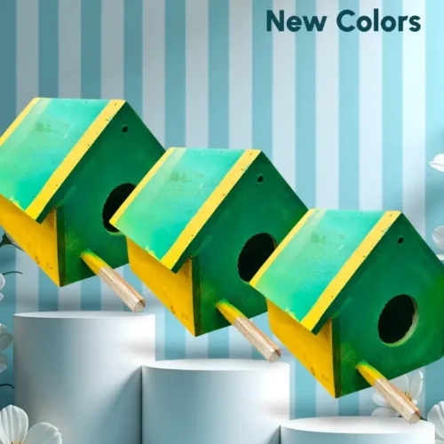 Wooden Bird House for Sparrows