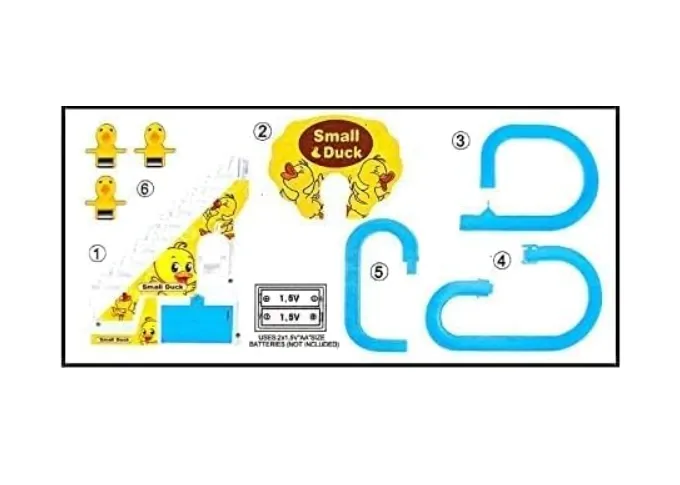 Electric Duck Slide Track Toy